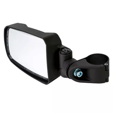 2" Round Tube Pair Cast Aluminium Pursuit Side View Mirror by Seizmik (Lifetime Warranty)