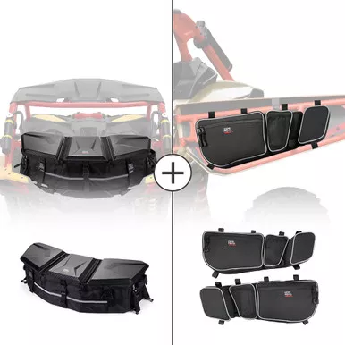Can-Am Maverick X3/ Maverick X3 Max Front & Rear Storage Bags by Kemimoto