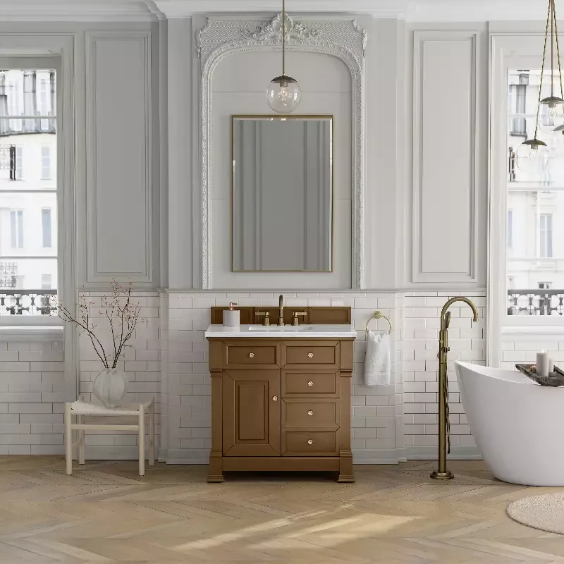 James Martin Brookfield 36″ Single Vanity with 3 CM Countertop