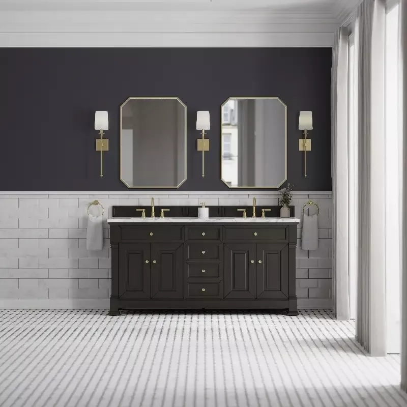 James Martin Brookfield 72″ Double Vanity with 3CM Countertop