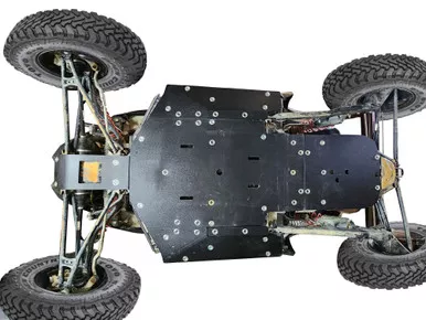 Polaris RZR 2024+ XP 1000 1/2" HDPE Skid Plate by 3 Star Industries