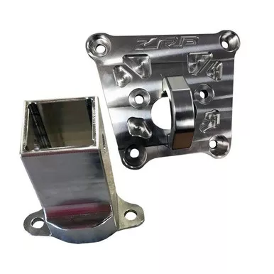 Zollinger Racing Products ZRP Polaris RZR Turbo S Billet Radius Rod Plate (Aluminum) (w/ Hitch)