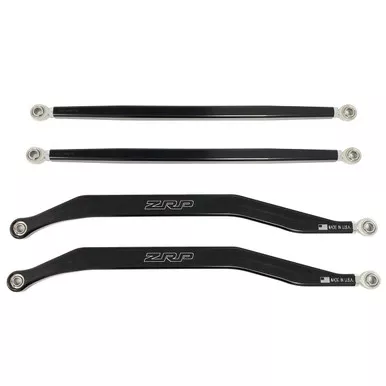 Zollinger Racing Products ZRP Polaris RZR Turbo S High Clearance Billet Radius Rods (Black)